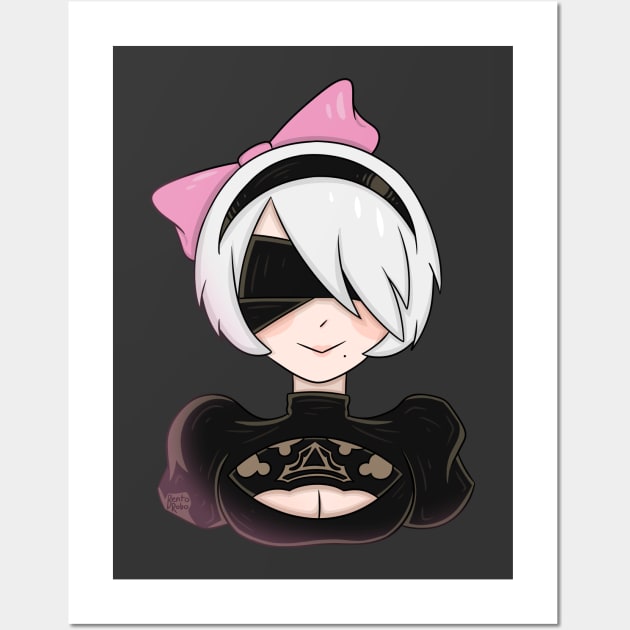 2B Cutie Edition Wall Art by BentoRobo